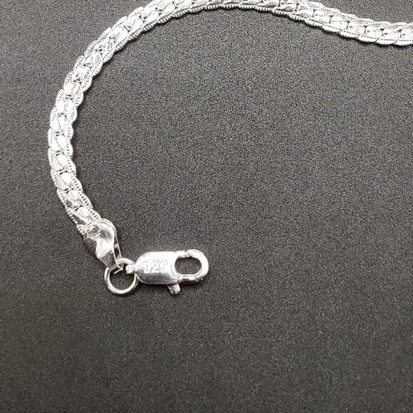 925 Sterling Silver Cuban Snake Chain Bracelet 5mm x 6 in. Anniversary Birthday - Picture 1 of 5
